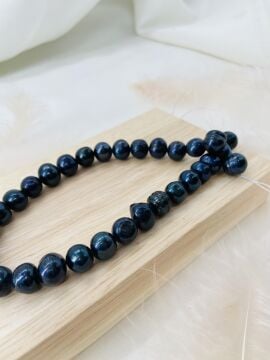 Siyah İNCİ 10-11 MM DOĞAL TAŞ DİZİ