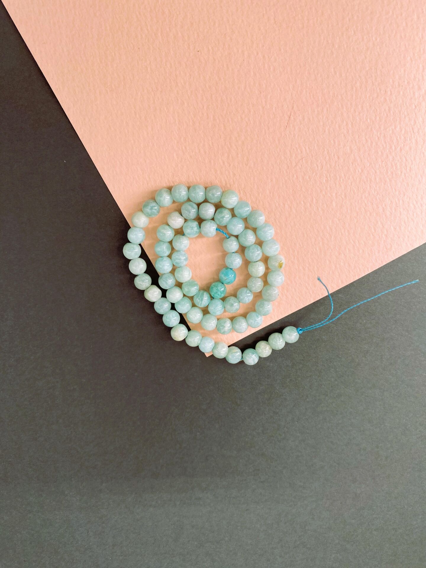 AMAZONİT DOĞALTAŞ DİZİ 6MM