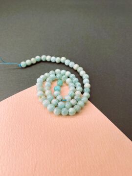 AMAZONİT DOĞALTAŞ DİZİ 6MM