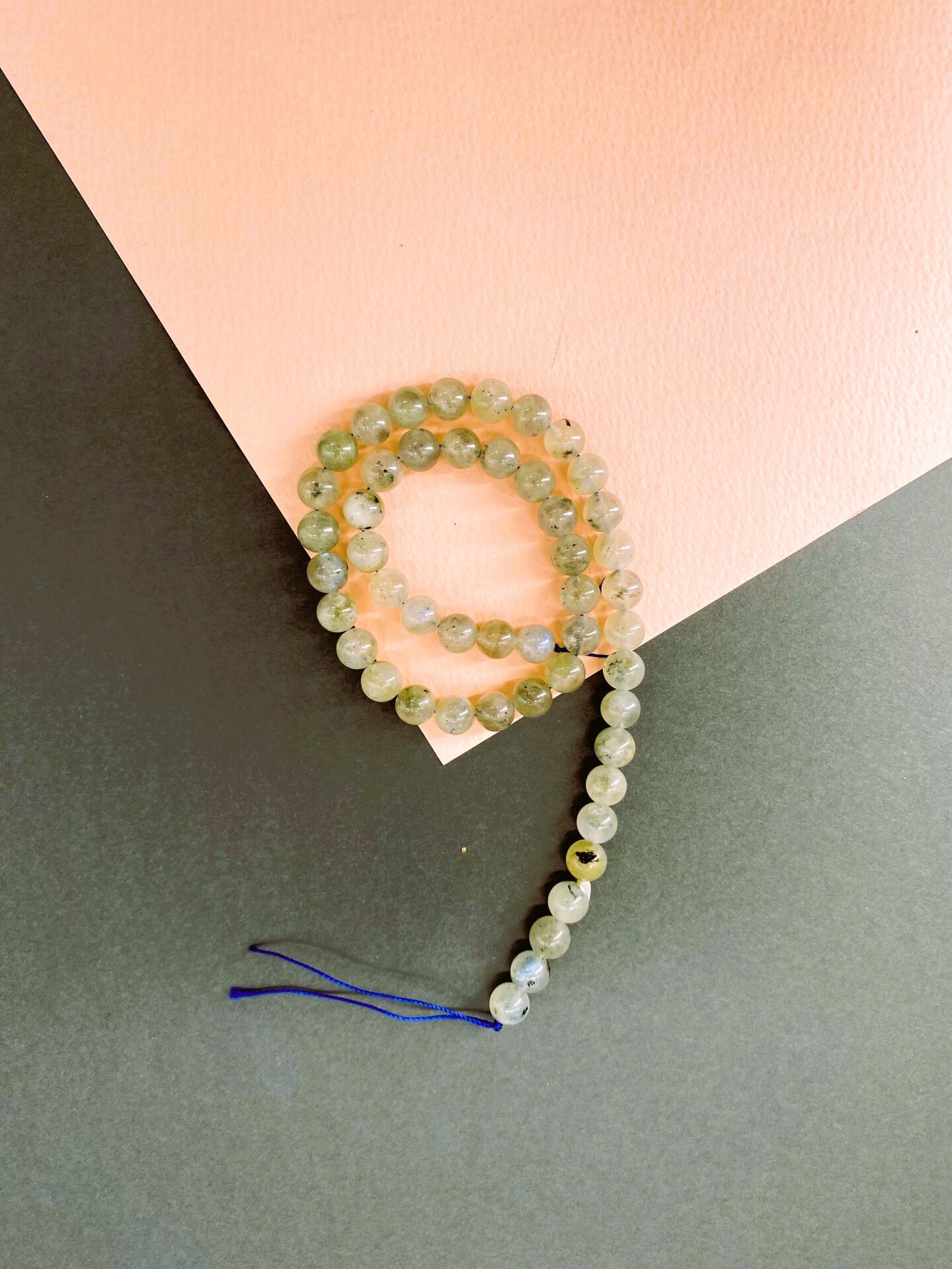 LABRADORİT DOĞALTAŞ DİZİ 8MM