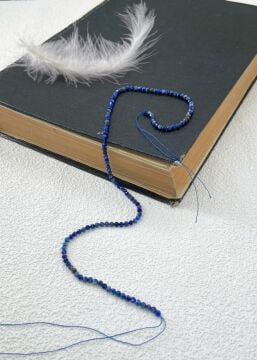 LAPİS LAZULİ DOĞALTAŞ DİZİ 2-3 MM