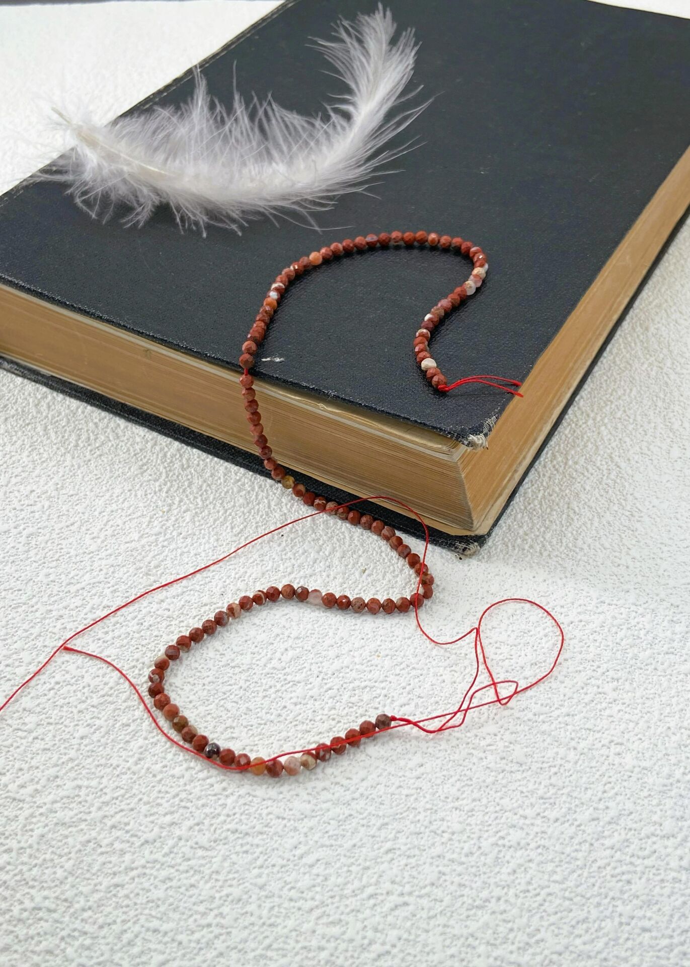 KIRMIZI JASPER DOĞALTAŞ DİZİ 2-3 MM