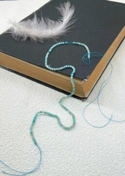 AMAZONİT DOĞALTAŞ DİZİ 2-3 MM