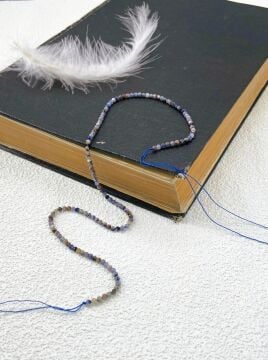 SODALİT DOĞALTAŞ DİZİ 2-3 MM