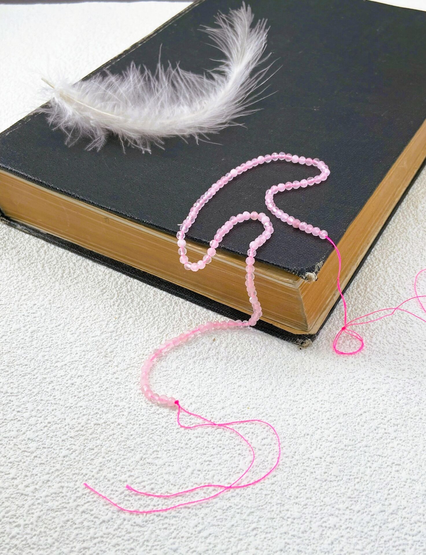 PEMBE KUVARS DOĞALTAŞ DİZİ 2-3 MM