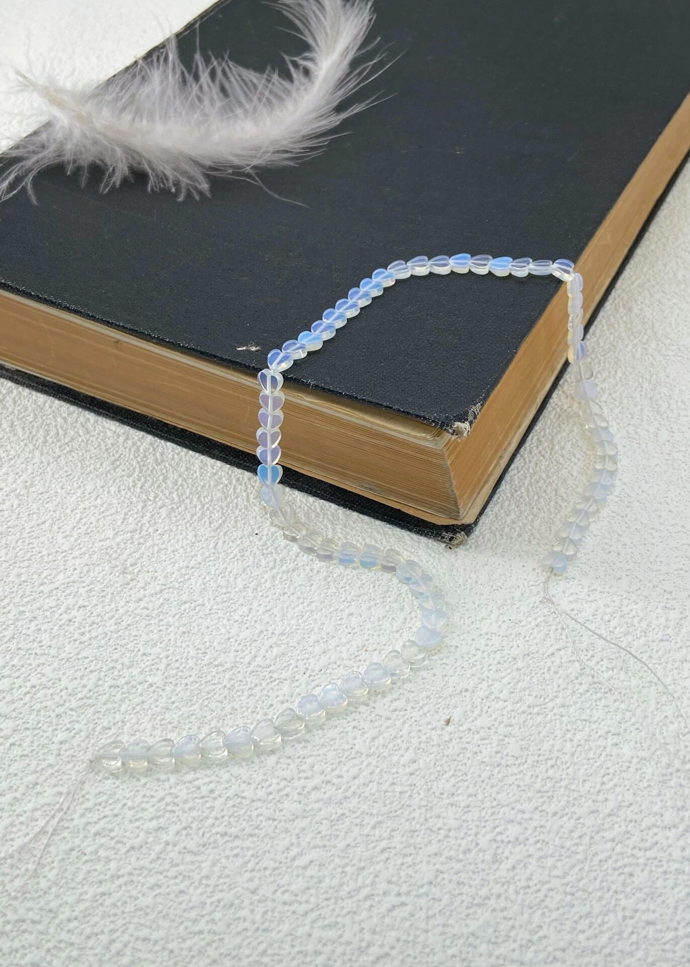 AY TAŞI DOĞALTAŞ KALPLİ DİZİ 4 MM