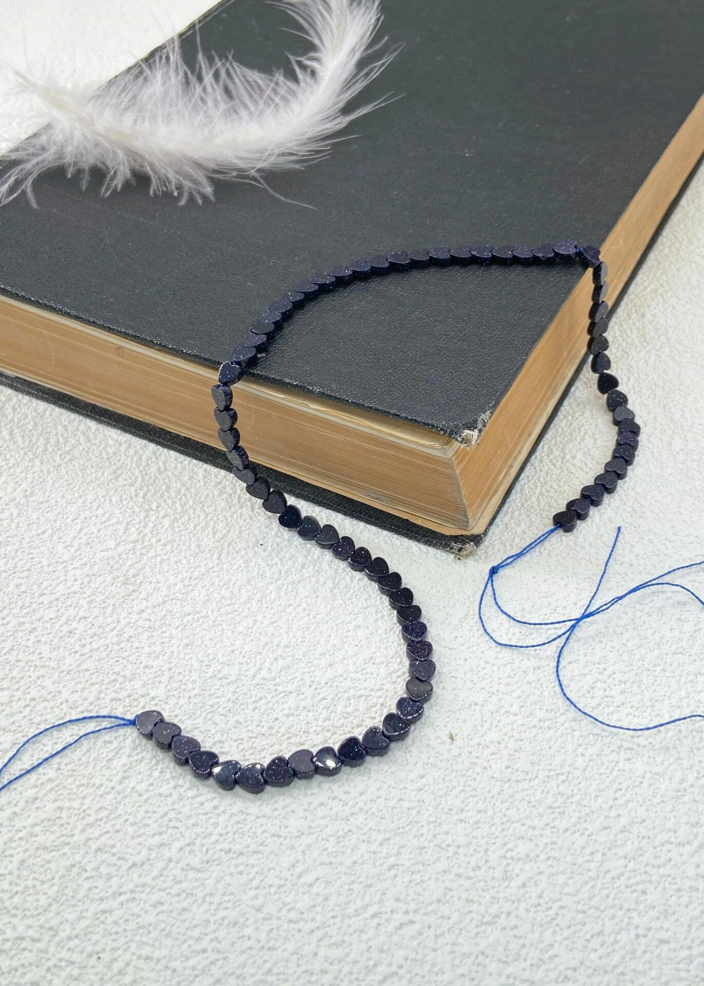 YILDIZ TAŞI DOĞALTAŞ KALPLİ DİZİ 4 MM