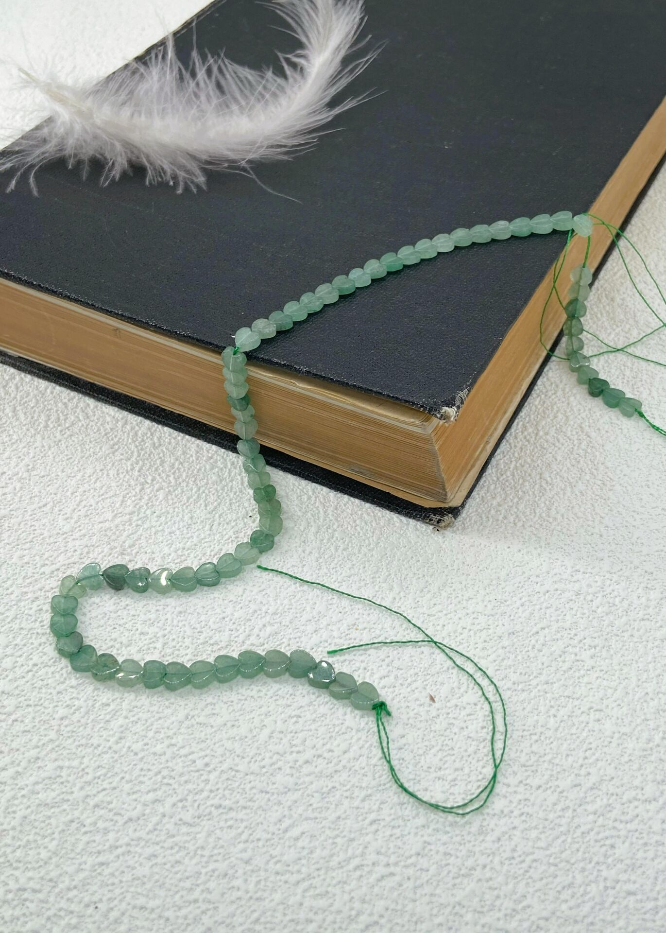 AVENTURİN DOĞALTAŞ KALPLİ DİZİ 4 MM