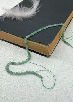 AVENTURİN DOĞALTAŞ KALPLİ DİZİ 4 MM