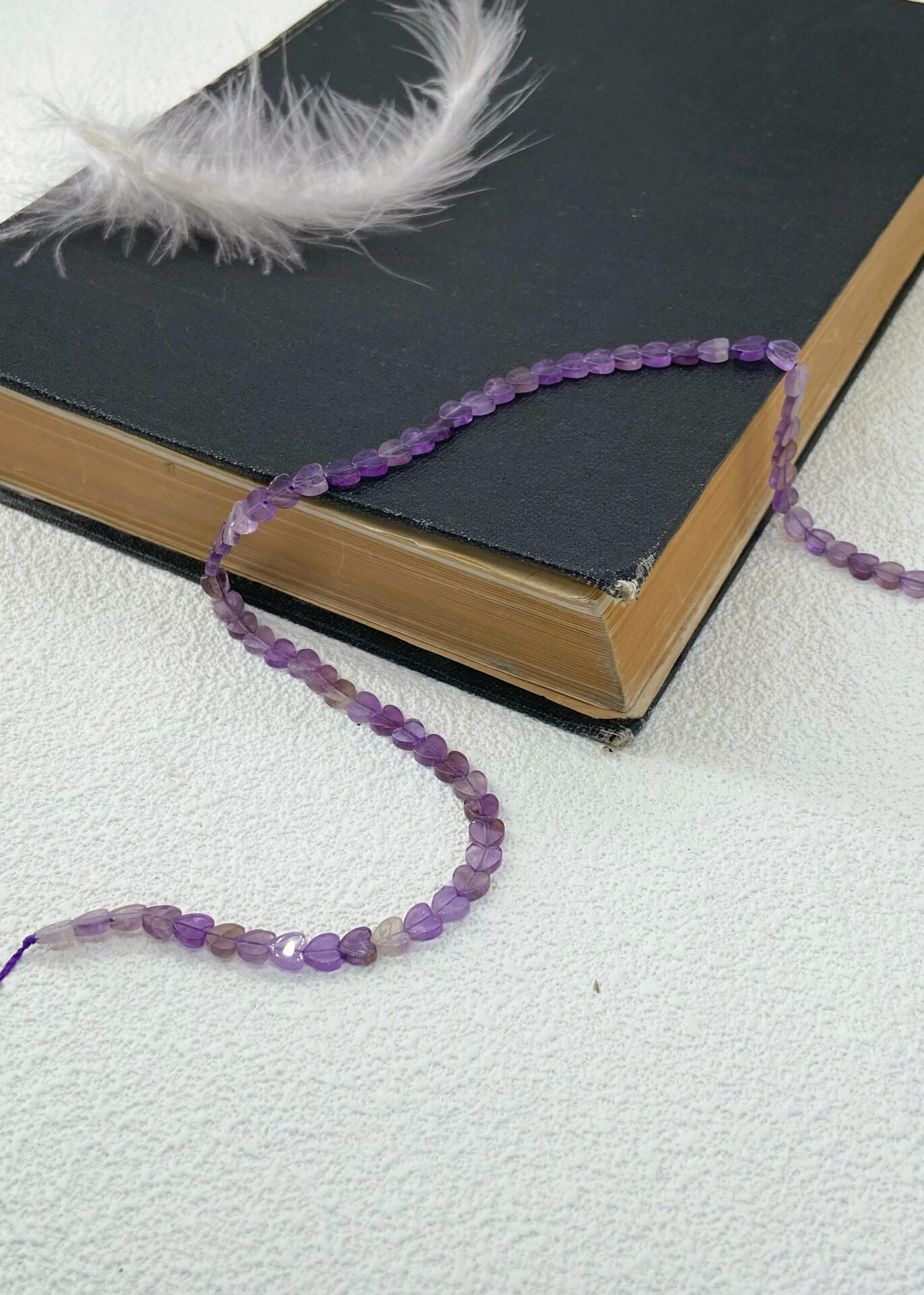 AMETRİN DOĞALTAŞ KALPLİ DİZİ 4 MM