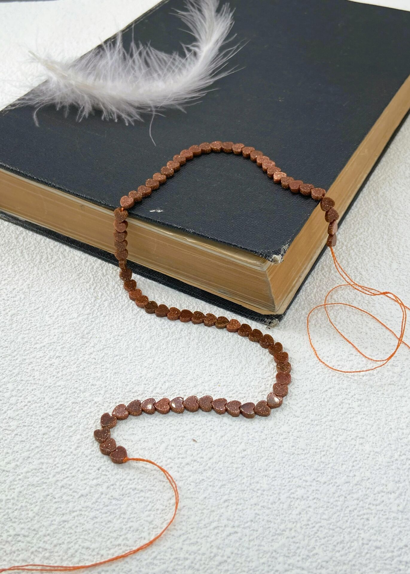 YILDIZ TAŞI DOĞALTAŞ KALPLİ DİZİ 4 MM