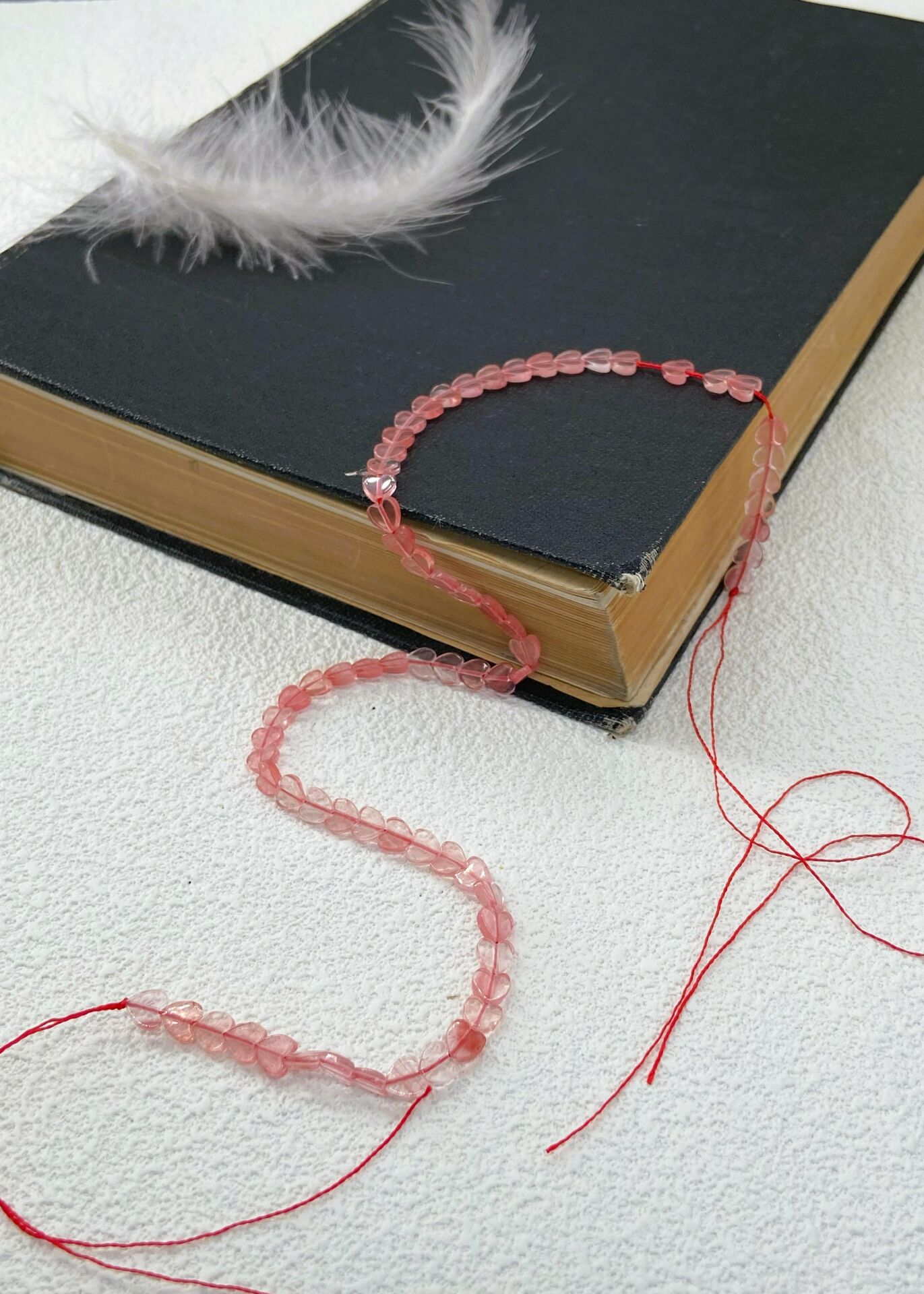 GÜL KUVARS DOĞALTAŞ KALPLİ DİZİ 4 MM