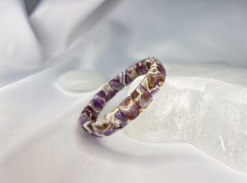 AMETİST DOĞALTAŞ ROLEX KESİM BİLEKLİK