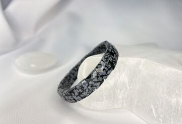 KARLI OBSİDİYEN DOĞALTAŞ ROLEX KESİM BİLEKLİK