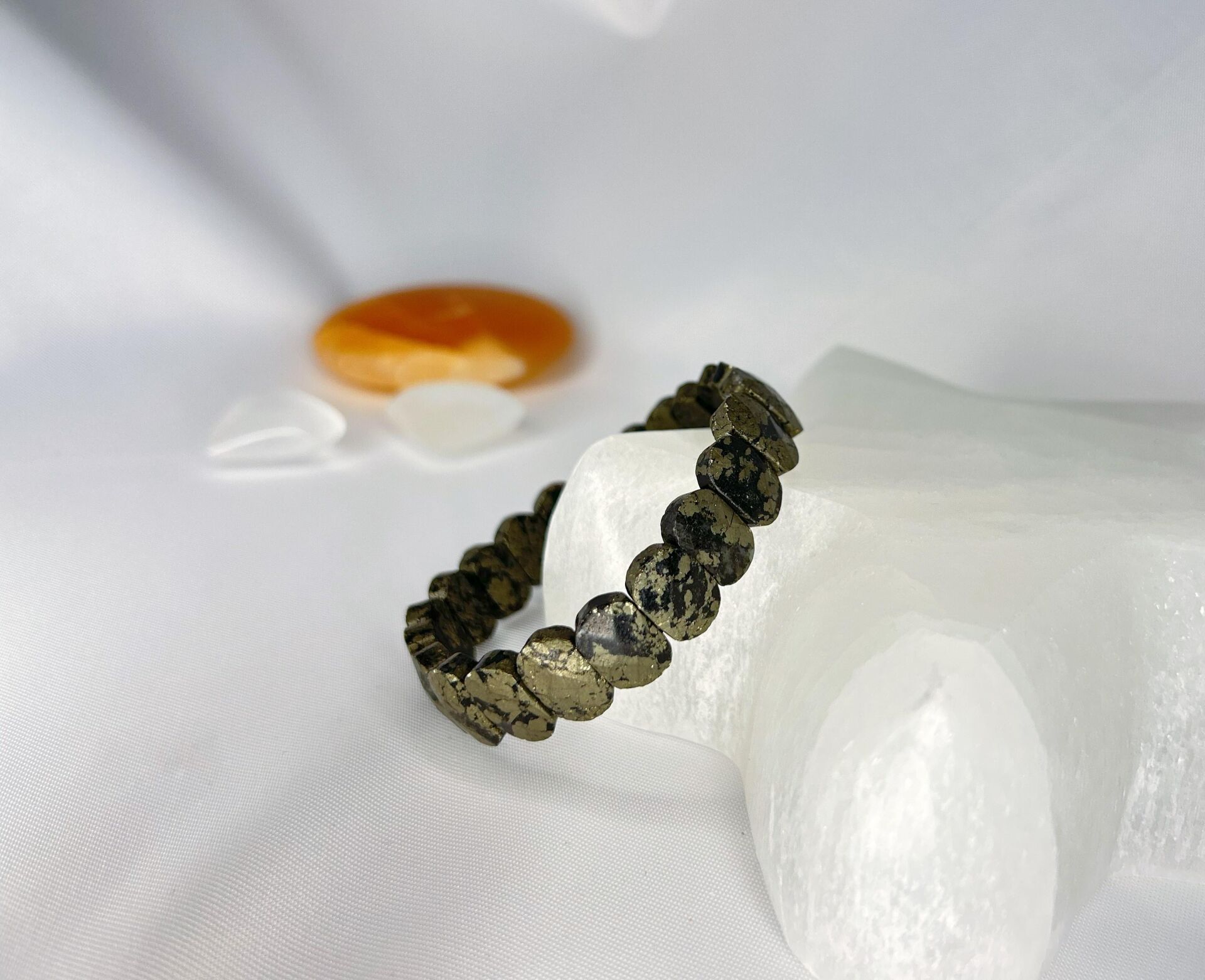 PİRİT DOĞALTAŞ ROLEX KESİM BİLEKLİK