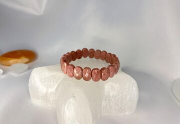 RODONİT DOĞALTAŞ ROLEX KESİM BİLEKLİK