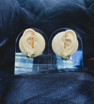 CERRAHİ ÇELİK ALTIN RENGİ ÇİFT KÜPE