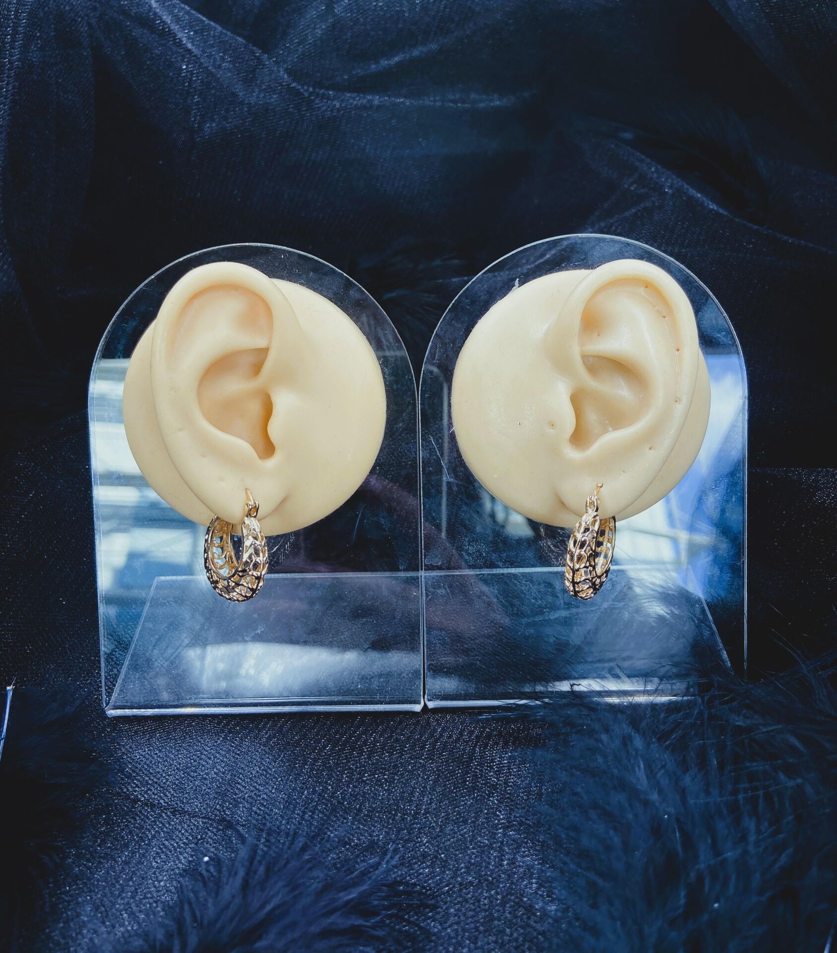 CERRAHİ ÇELİK ALTIN RENGİ ÇİFT KÜPE