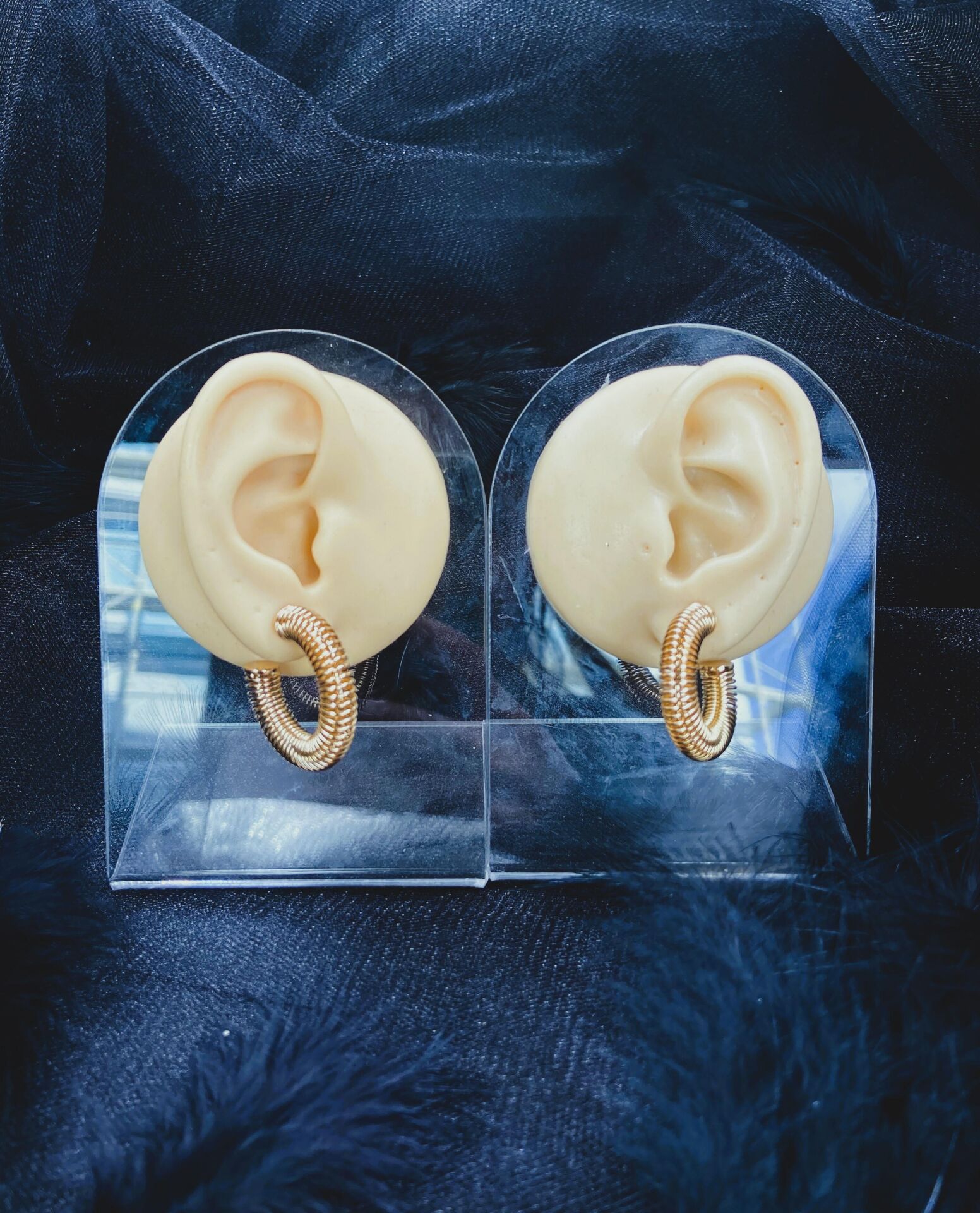 CERRAHİ ÇELİK ALTIN RENGİ ÇİFT KÜPE