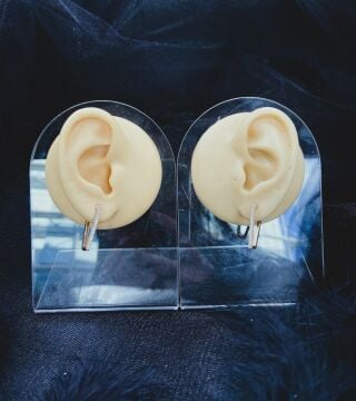 CERRAHİ ÇELİK ALTIN RENGİ ÇİFT KÜPE