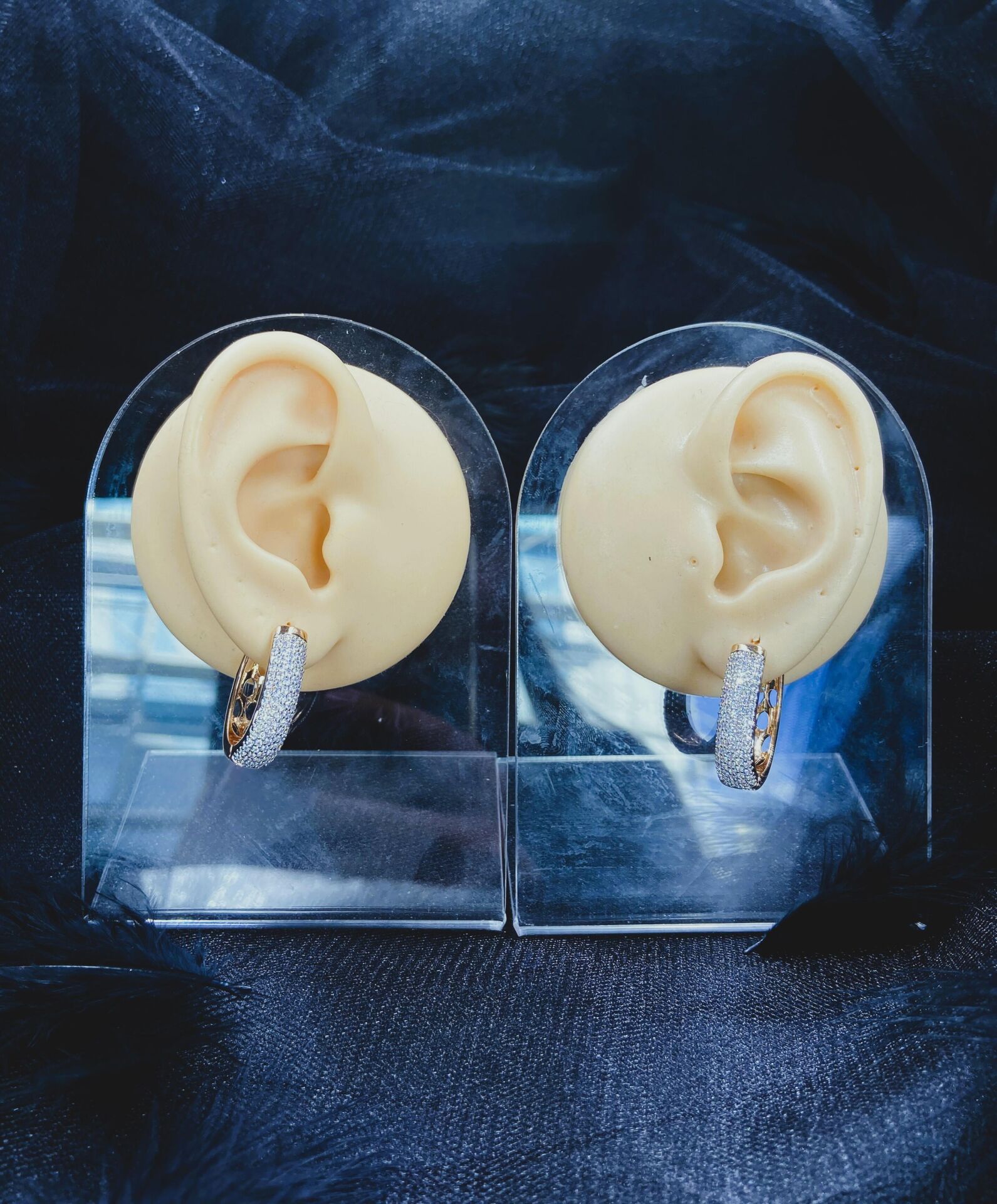 CERRAHİ ÇELİK ALTIN RENGİ ÇİFT KÜPE