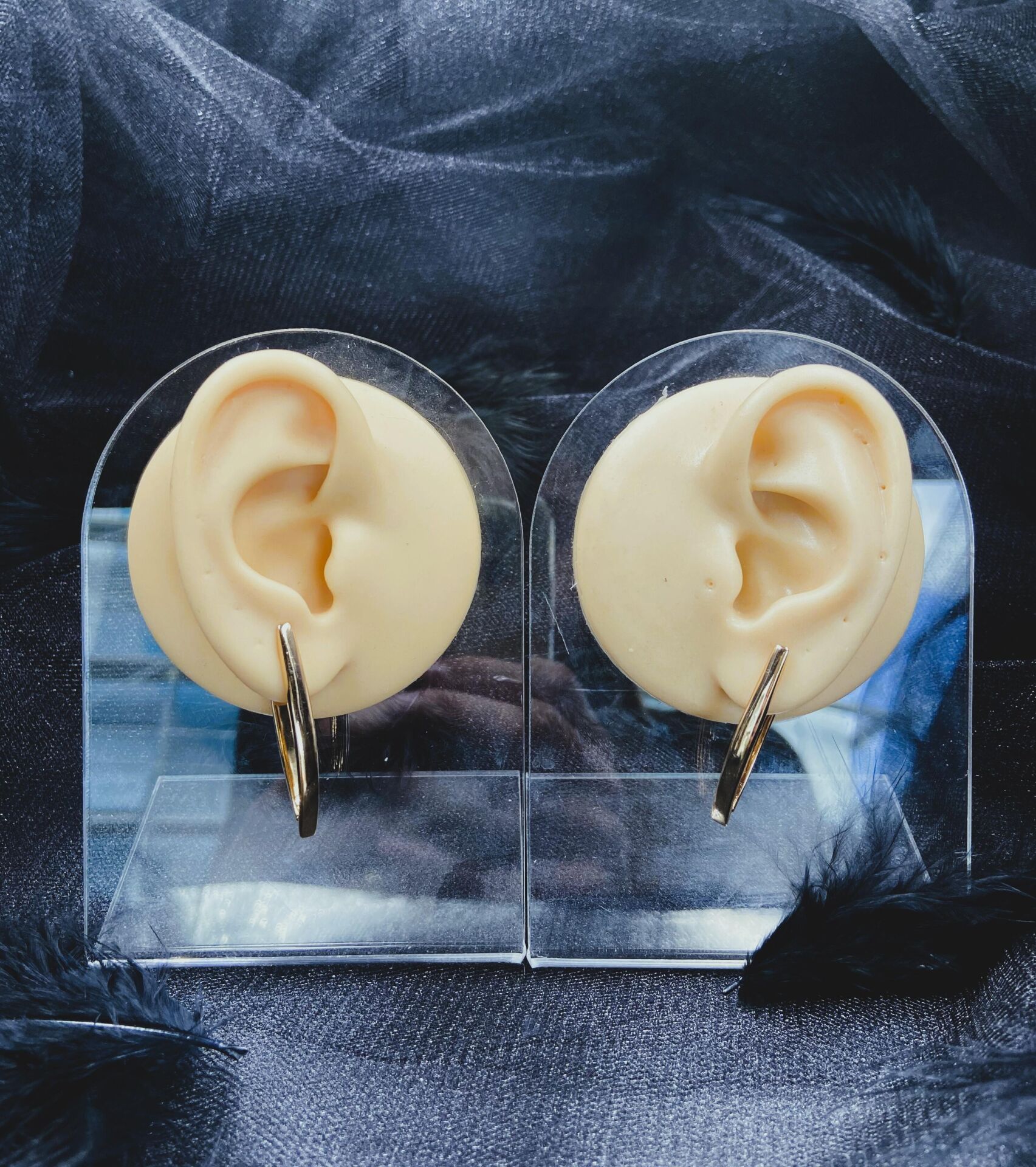 CERRAHİ ÇELİK ALTIN RENGİ ÇİFT KÜPE