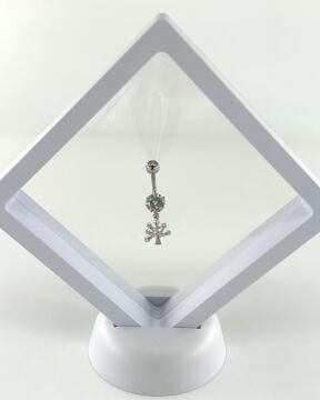 316L Cerrahi Çelik Piercing Ağaç Tasarımlı/ Paslanmaz ve Antialerjik