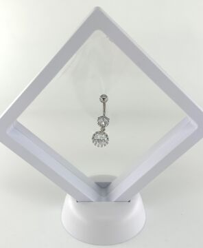 316L Cerrahi Çelik Piercing Oval Tasarımlı/ Paslanmaz ve Antialerjik