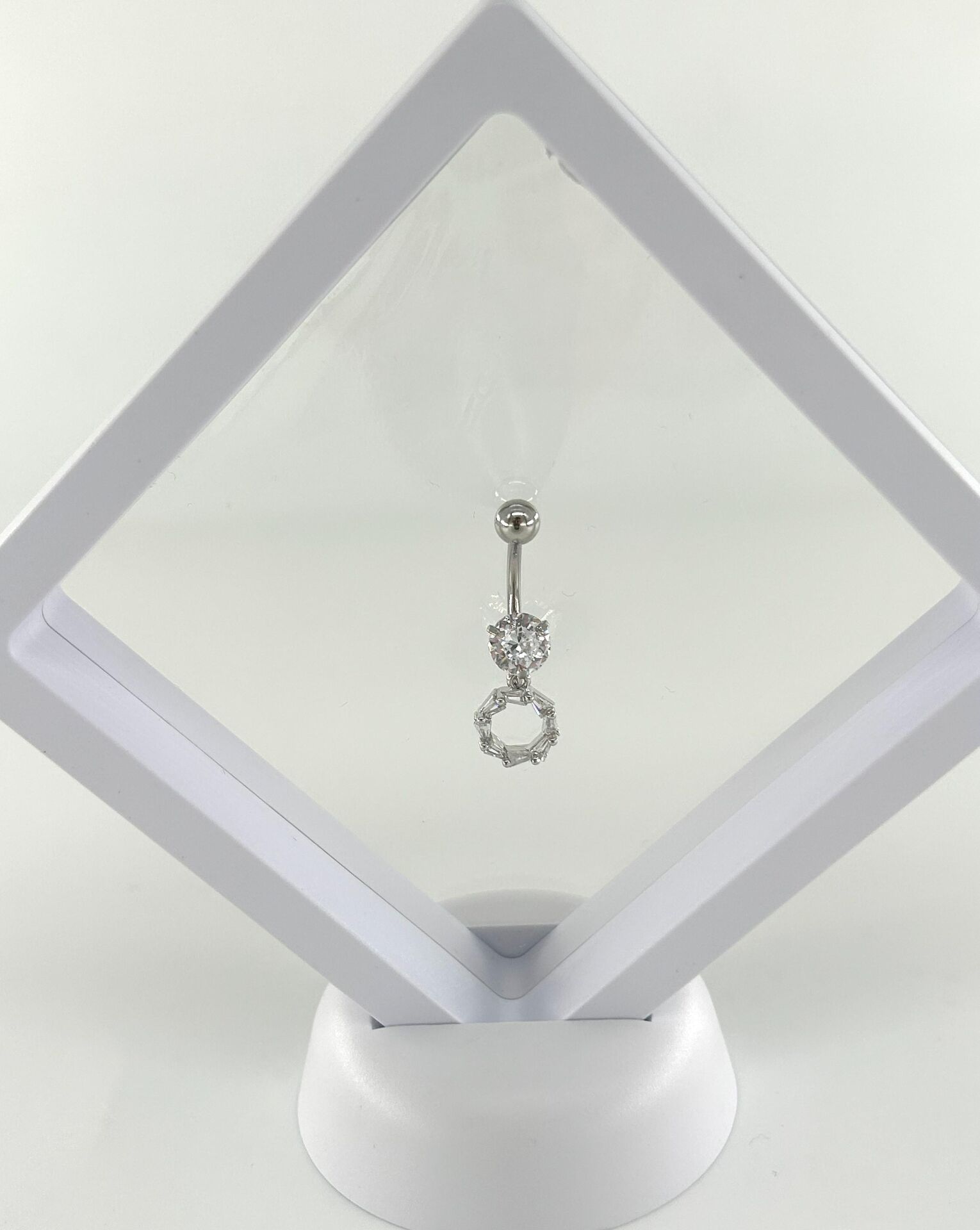 316L Cerrahi Çelik Piercing Yuvarlak Tasarımlı/ Paslanmaz ve Antialerjik