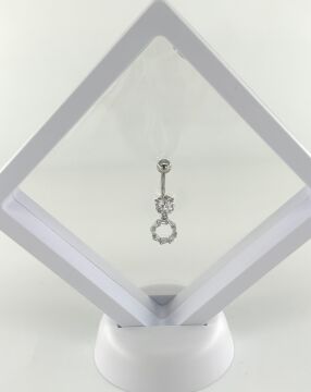 316L Cerrahi Çelik Piercing Yuvarlak Tasarımlı/ Paslanmaz ve Antialerjik