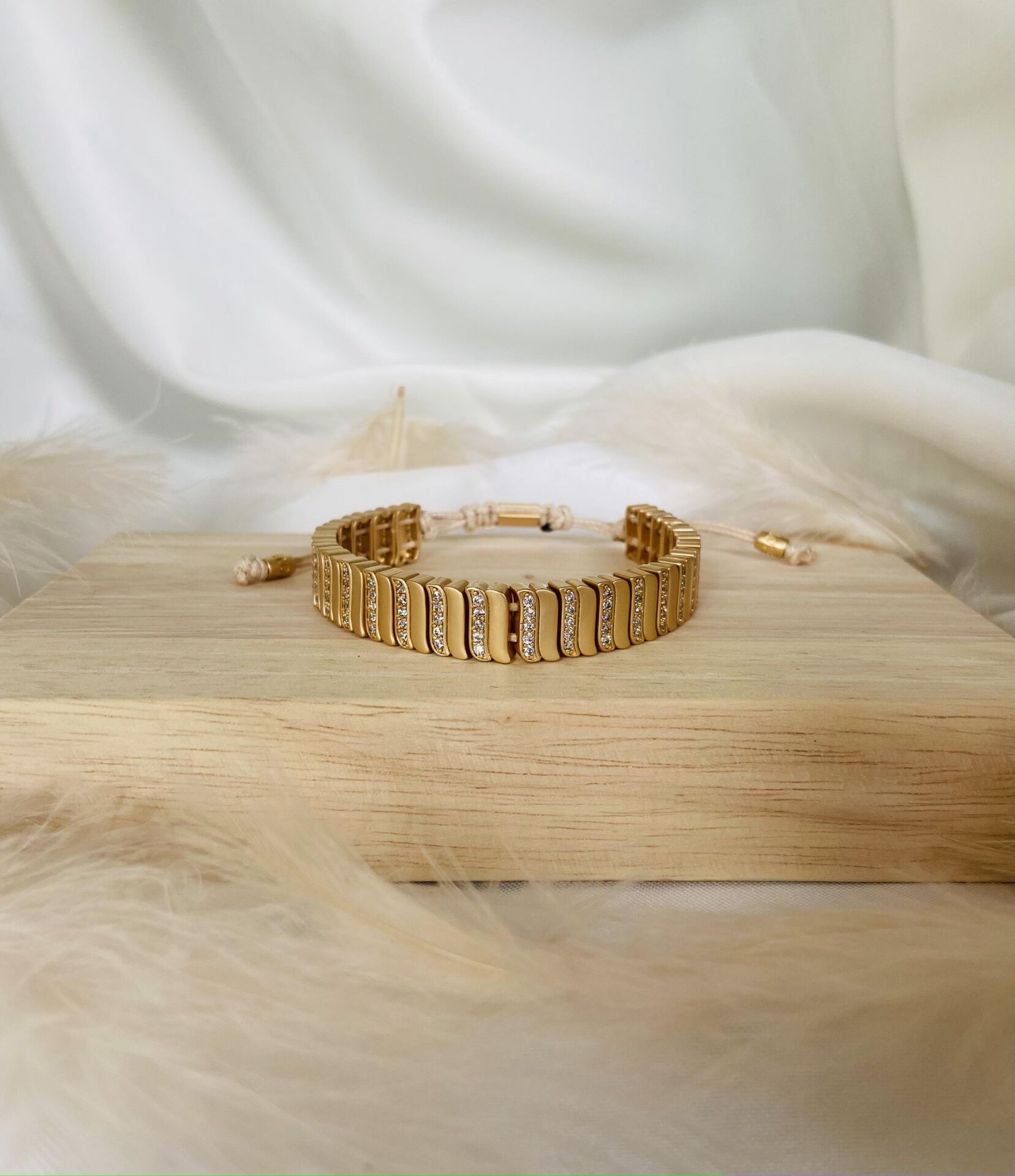 JUJUY  TAŞLI BRONZ ÇELİK BİLEKLİK