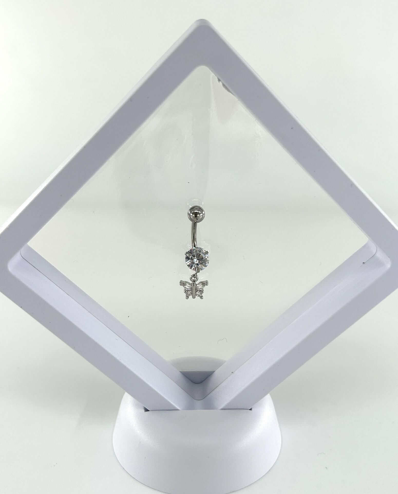 316L Cerrahi Çelik Piercing Küçük Kelebek Tasarım/ Paslanmaz ve Antialerjik