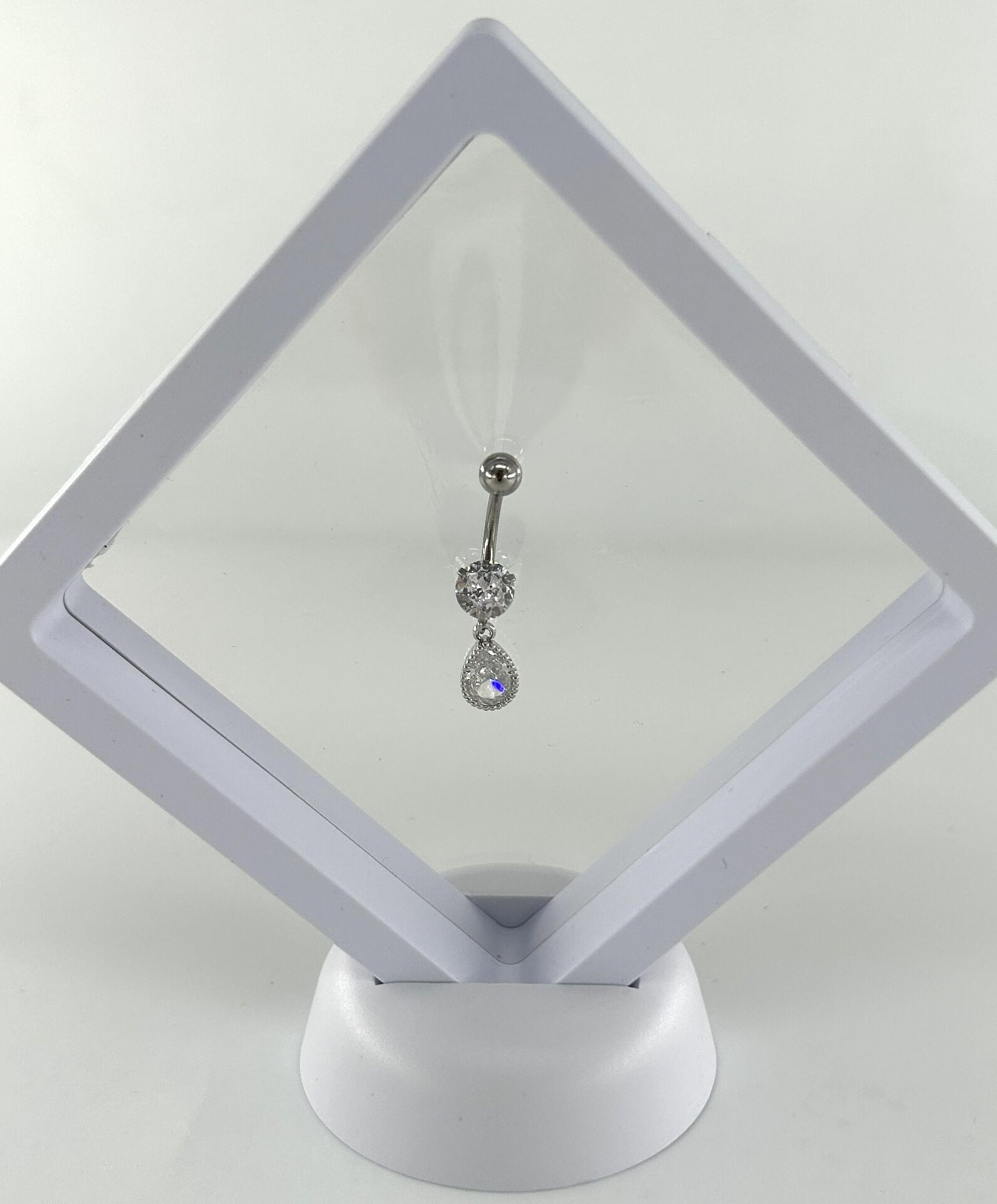 316L Cerrahi Çelik Piercing Damla Tasarım/ Paslanmaz ve Antialerjik