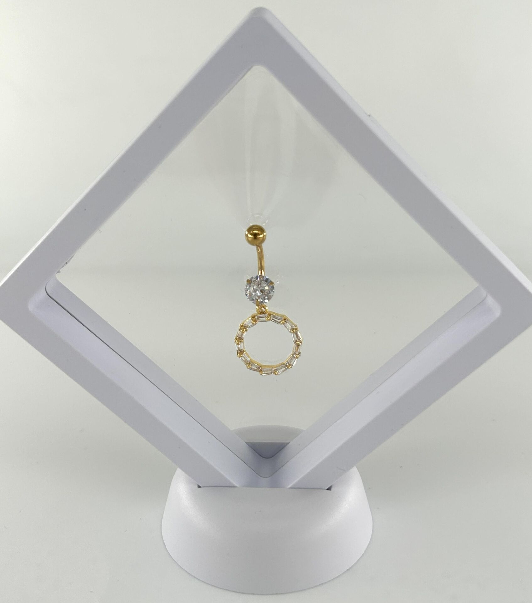 316L Cerrahi Çelik Piercing Oval Tasarım/ Paslanmaz ve Antialerjik