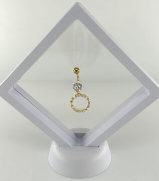 316L Cerrahi Çelik Piercing Oval Tasarım/ Paslanmaz ve Antialerjik