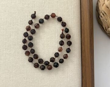 ELMAS KESİM LAL GARNET 8MM DOĞAL TAŞ DİZİ- YÜKSEK KALİTELİ DOĞAL TAŞ