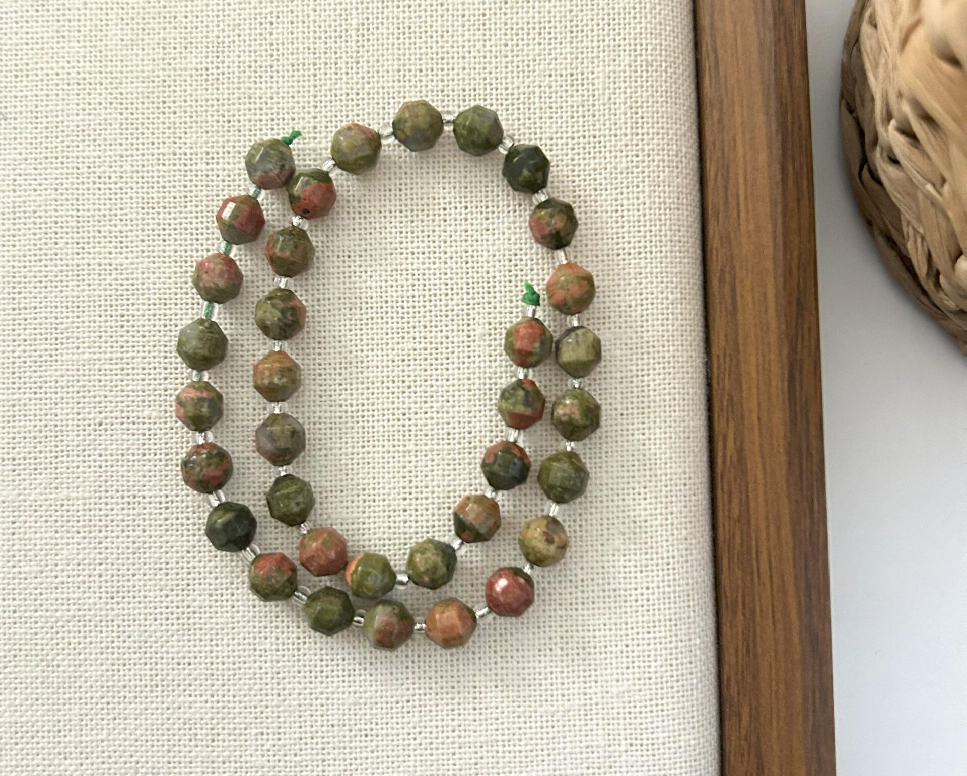 ELMAS KESİM UNAKİT 8MM DOĞAL TAŞ DİZİ- YÜKSEK KALİTELİ DOĞAL TAŞ