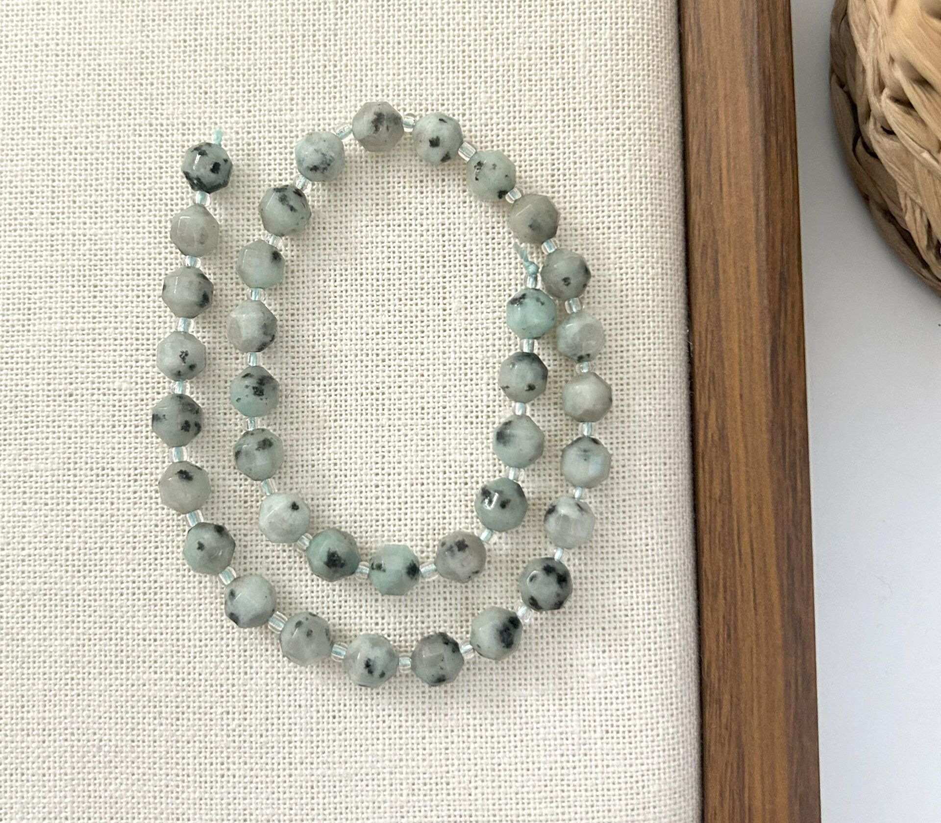 ELMAS KESİM RUTİLLİ KUVARS 8MM DOĞAL TAŞ DİZİ- YÜKSEK KALİTELİ DOĞAL TAŞ