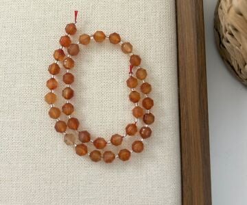 ELMAS KESİM AKİK 8MM DOĞAL TAŞ DİZİ- YÜKSEK KALİTELİ DOĞAL TAŞ