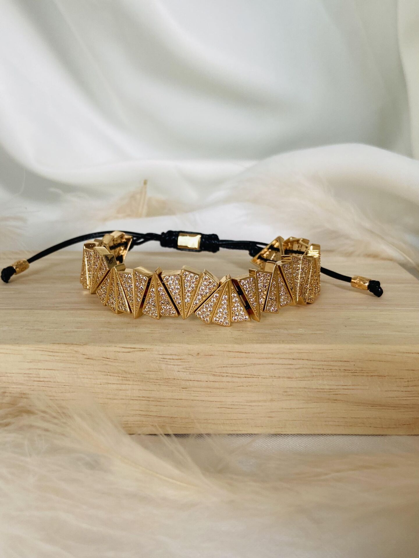 JUJUY  DRAGON FULL TAŞLI BRONZ ÇELİK BİLEKLİK