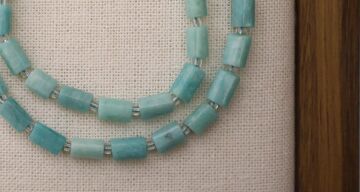 SİLİNDİR KÖŞELİ KESİM AMAZONİT 8X11 MM DOĞAL TAŞ DİZİ- YÜKSEK KALİTELİ DOĞAL TAŞ