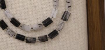 SİLİNDİR KÖŞELİ KESİM RUTİL KUVARS 8X11 MM DOĞAL TAŞ DİZİ- YÜKSEK KALİTELİ DOĞAL TAŞ