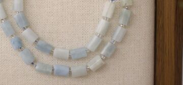 SİLİNDİR KÖŞELİ KESİM AKUAMARİN 8X11 MM DOĞAL TAŞ DİZİ- YÜKSEK KALİTELİ DOĞAL TAŞ