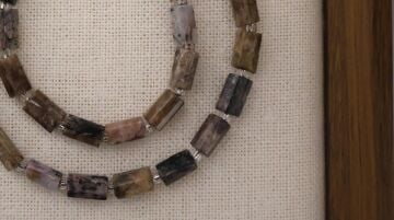 SİLİNDİR KÖŞELİ KESİM RODONİT 8X11 MM DOĞAL TAŞ DİZİ- YÜKSEK KALİTELİ DOĞAL TAŞ