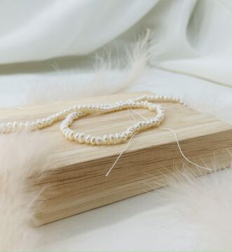 KUM İNCİ 3-4 MM DOĞAL TAŞ DİZİ