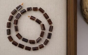 SİLİNDİR KÖŞELİ KESİM LAL GARNET 8X11 MM DOĞAL TAŞ DİZİ- YÜKSEK KALİTELİ DOĞAL TAŞ