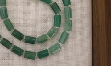 SİLİNDİR KÖŞELİ KESİM AVENTURİN 8X11 MM DOĞAL TAŞ DİZİ- YÜKSEK KALİTELİ DOĞAL TAŞ