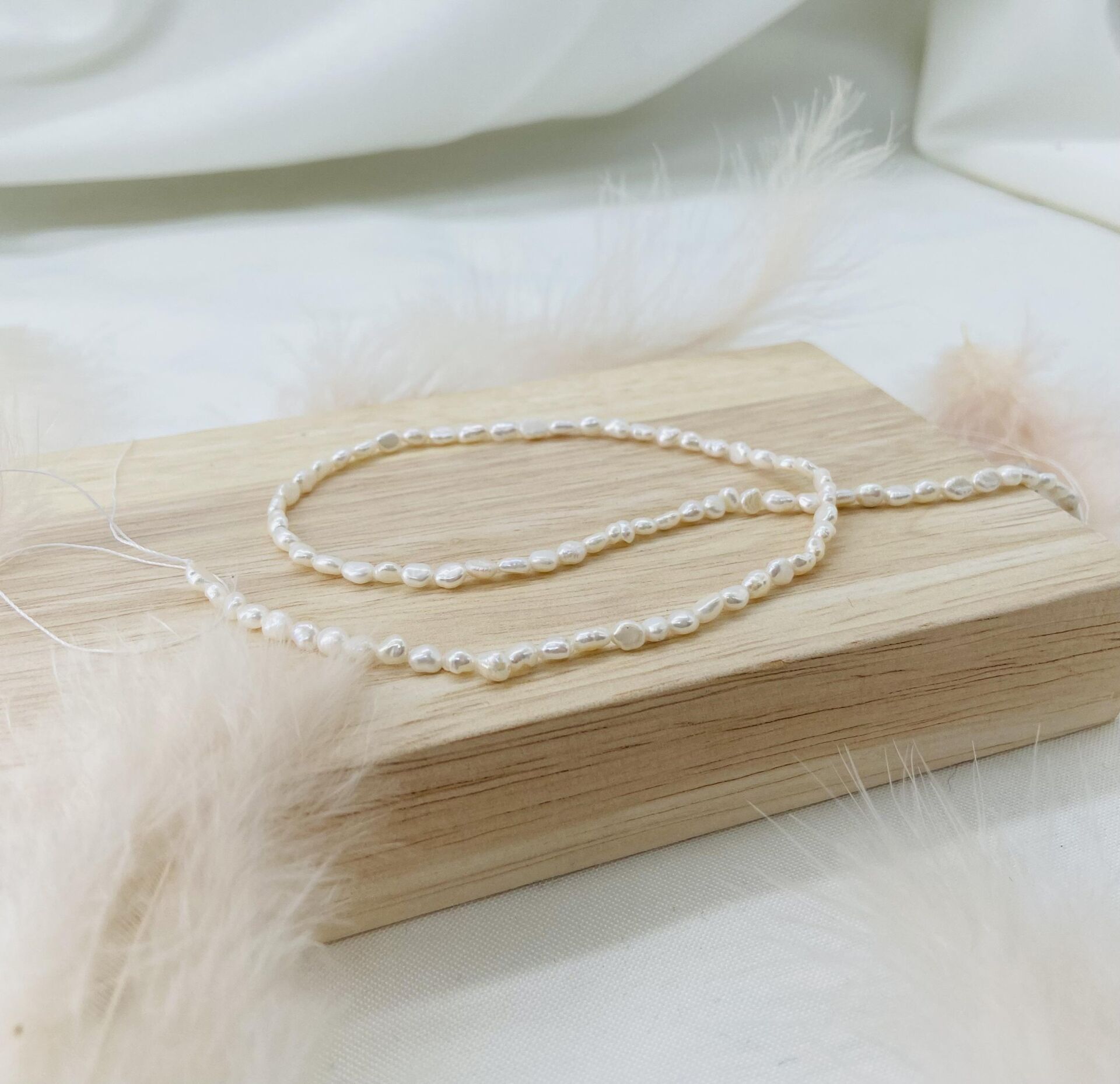 KUM İNCİ 2-3 MM DOĞAL TAŞ DİZİ