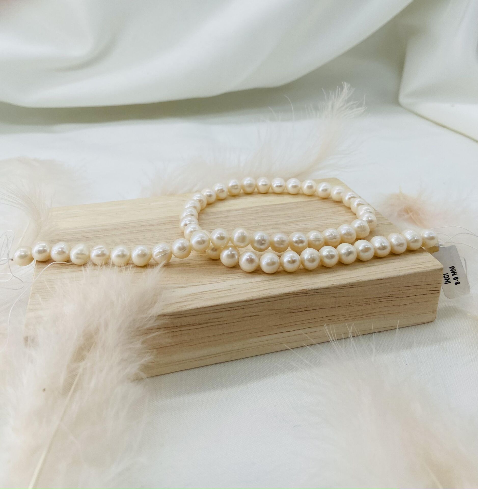 Barok İNCİ 8-9 MM DOĞAL TAŞ DİZİ