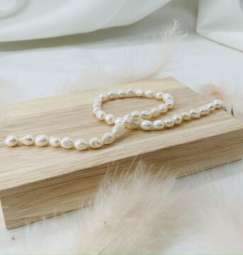 İNCİ 7-8 MM DOĞAL TAŞ DİZİ